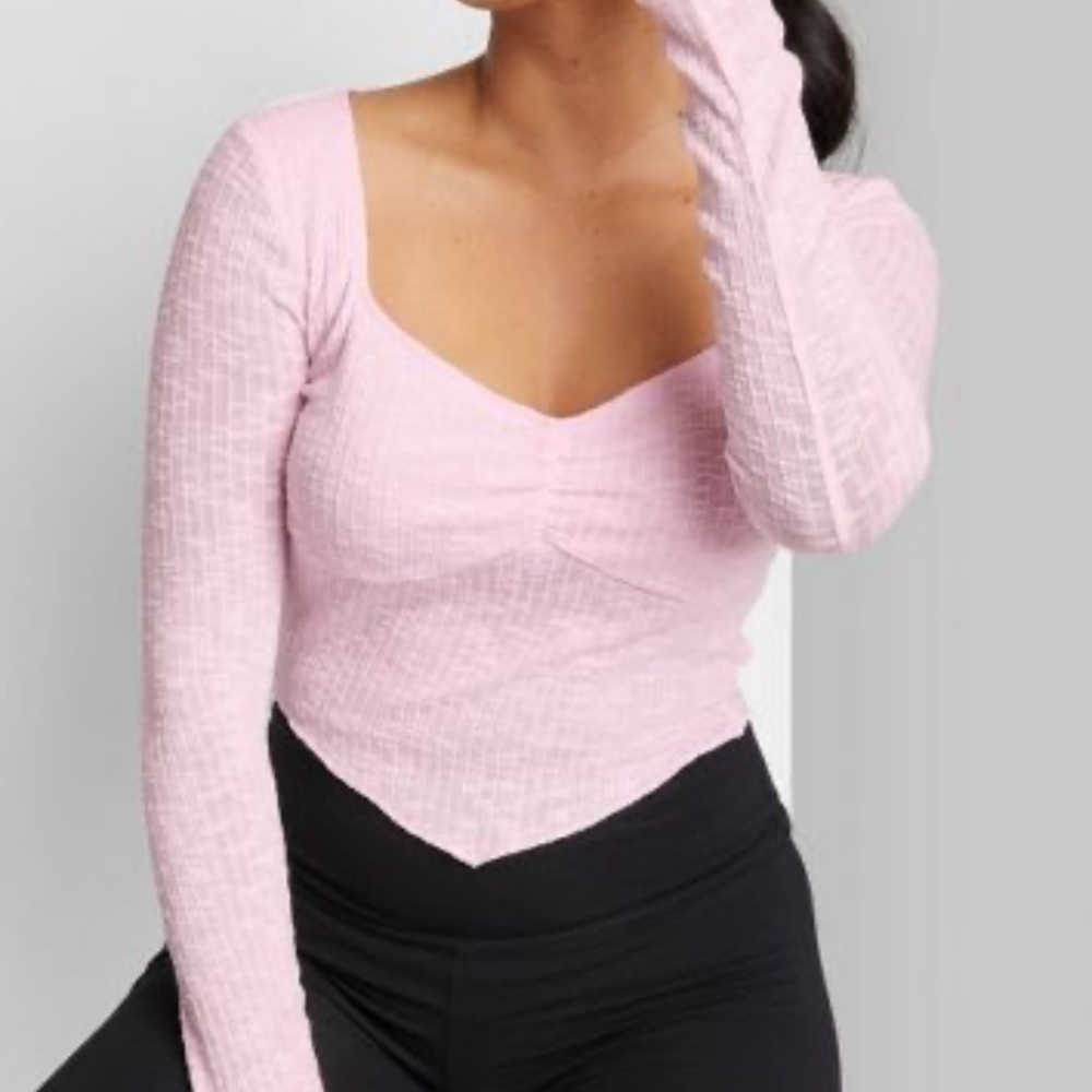Wild Fable long-sleeve crop top